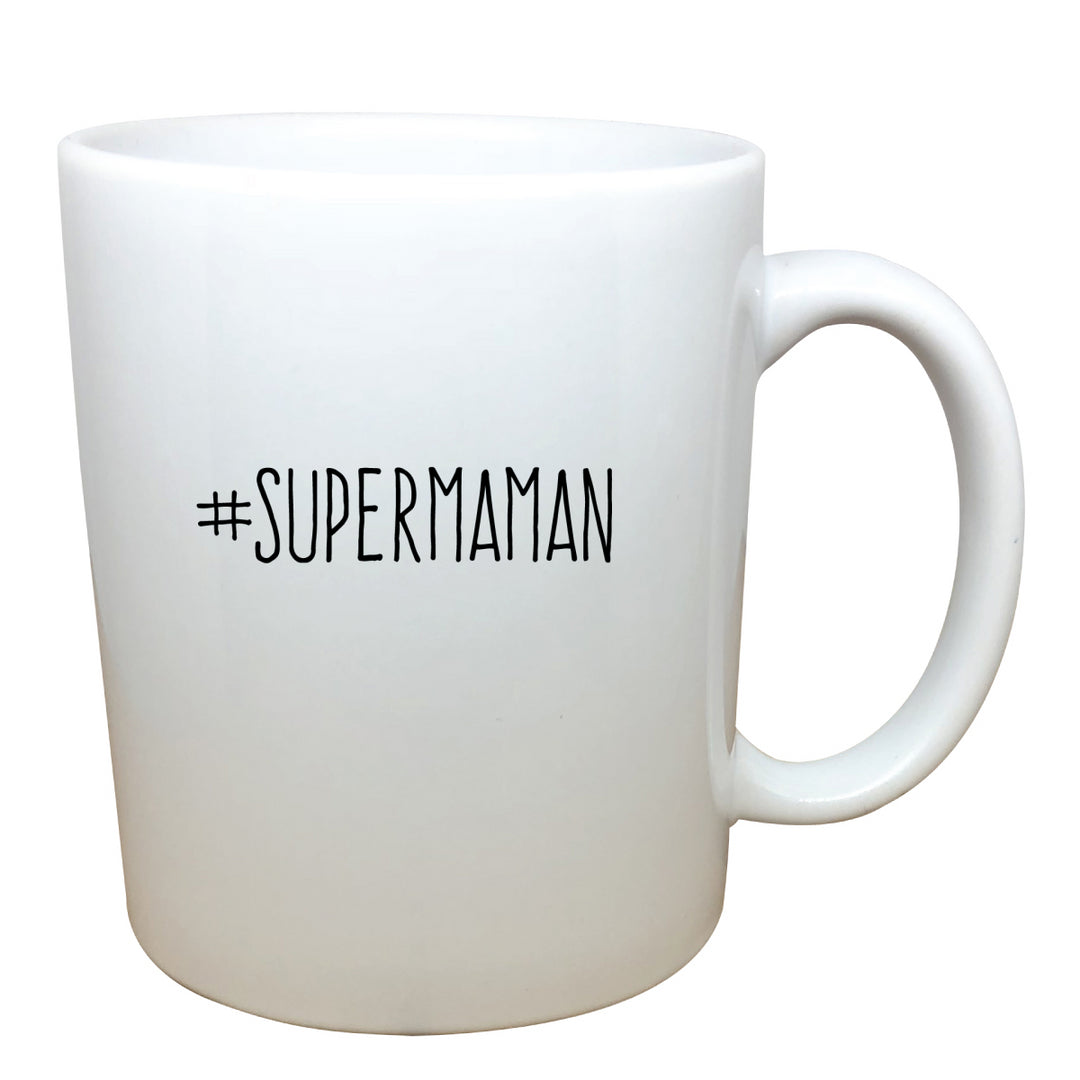 tasse blanche Supermaman