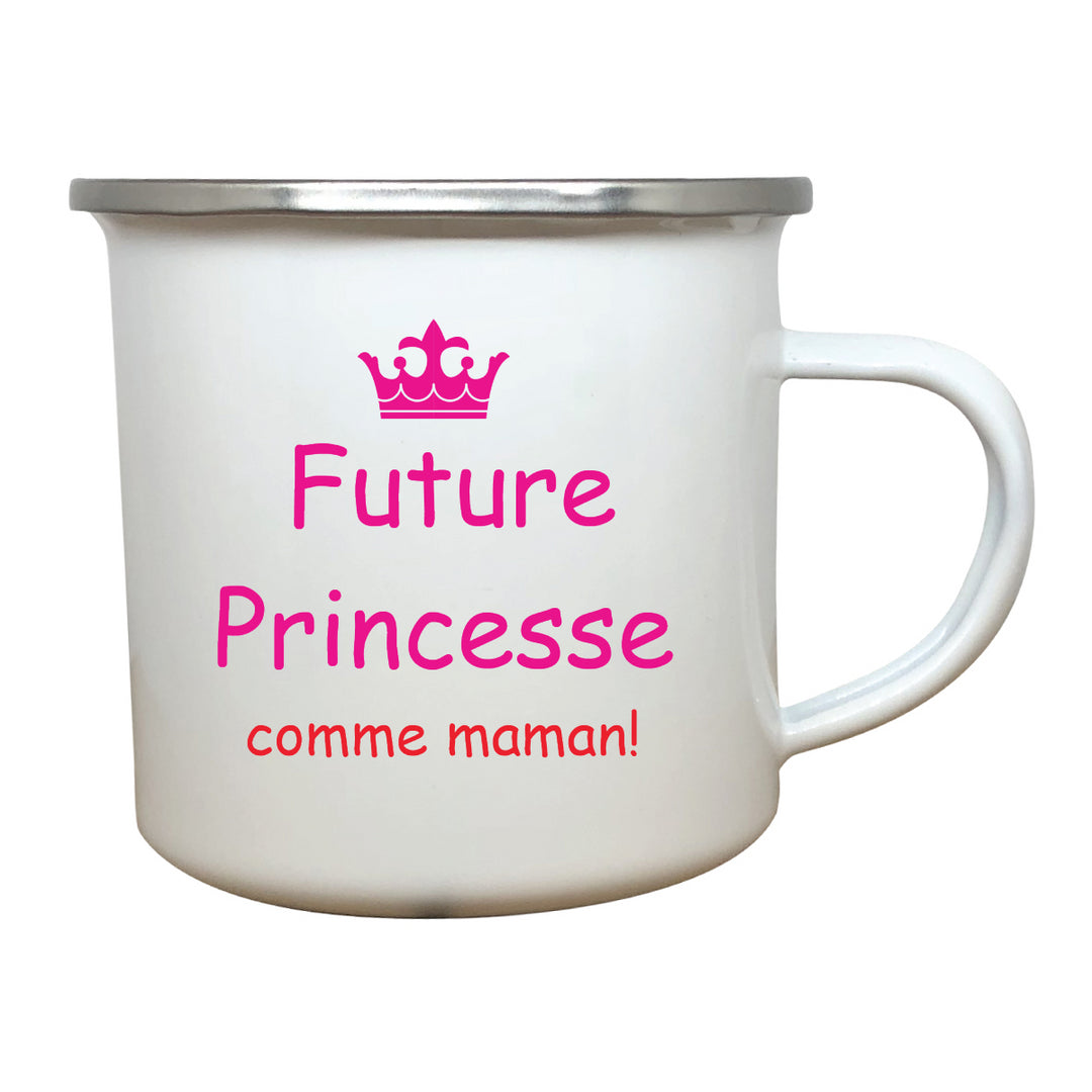 tasse émail Future princesse