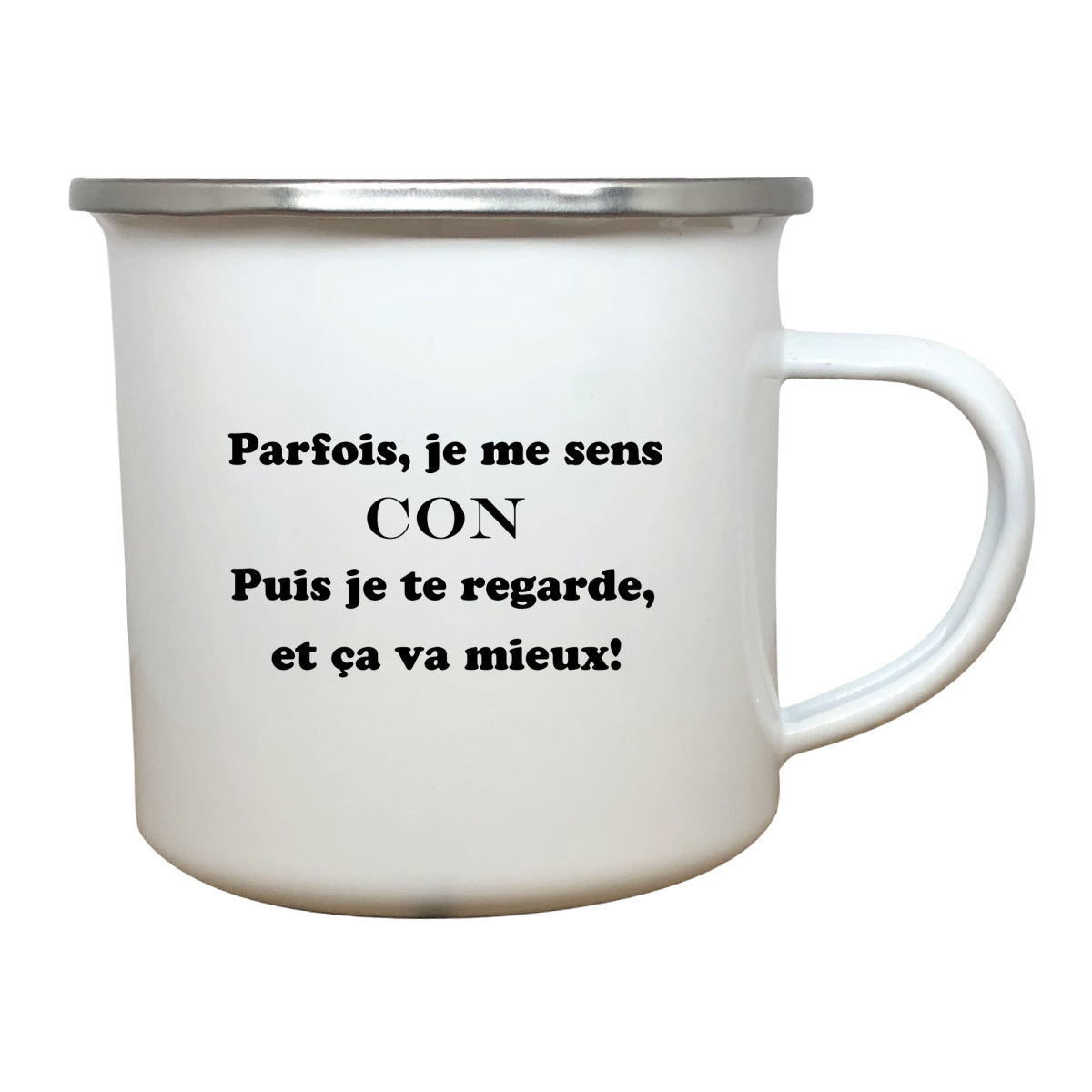 Mug tasse caf et a th mail parfois je me sens con