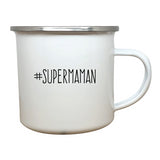 tasse émail motif Supermaman