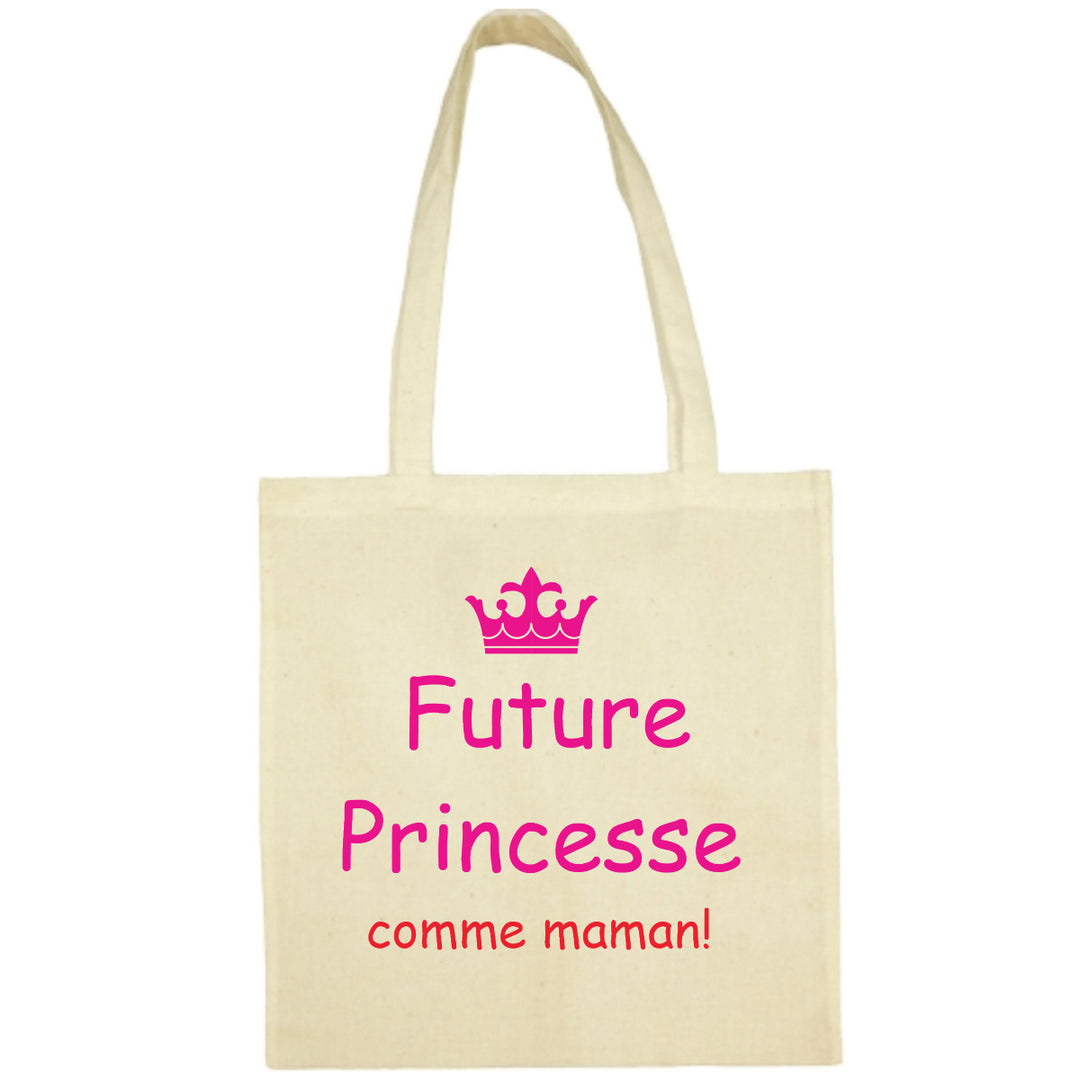 Tote Bag Future princesse écru