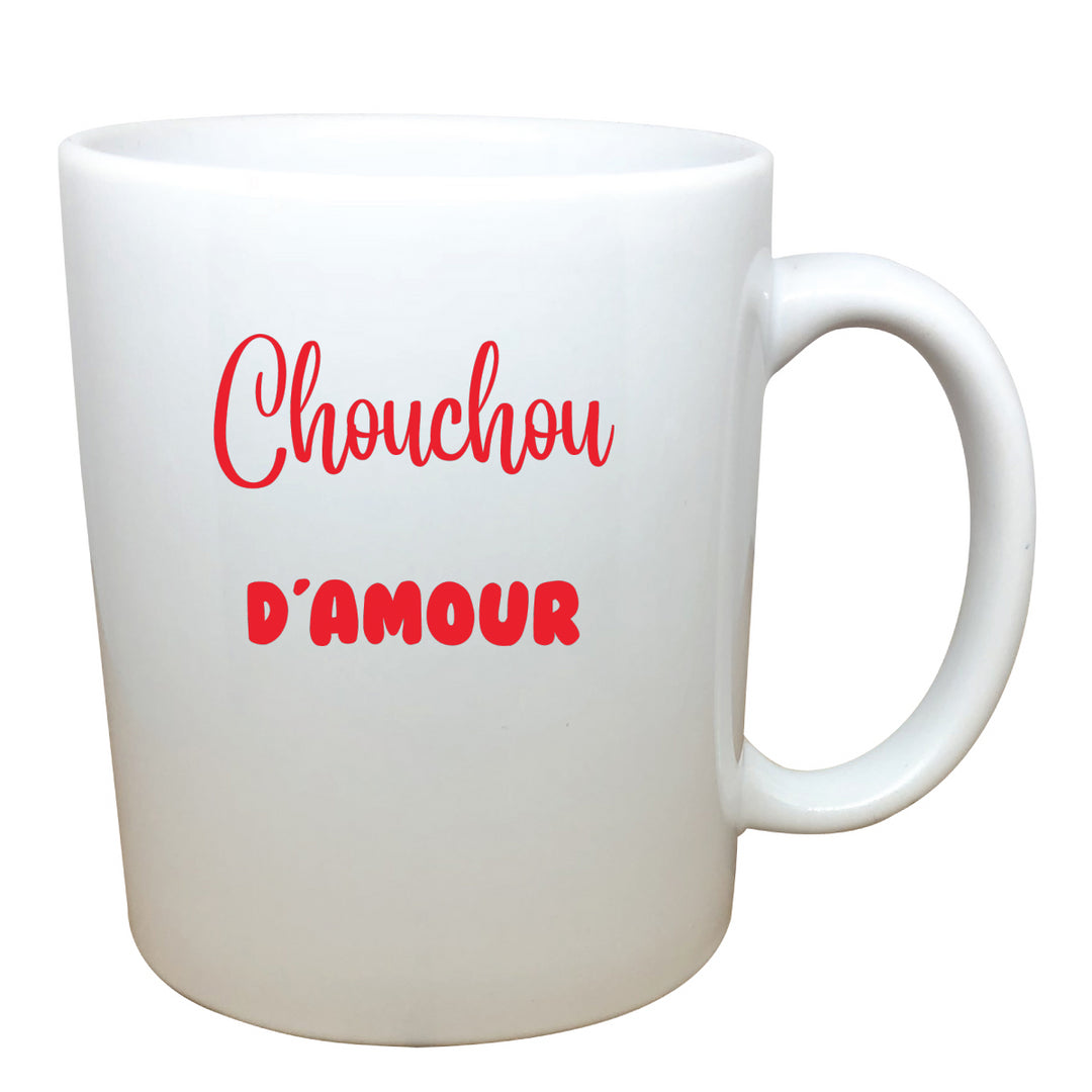 tasse blanche Chouchou d'amour