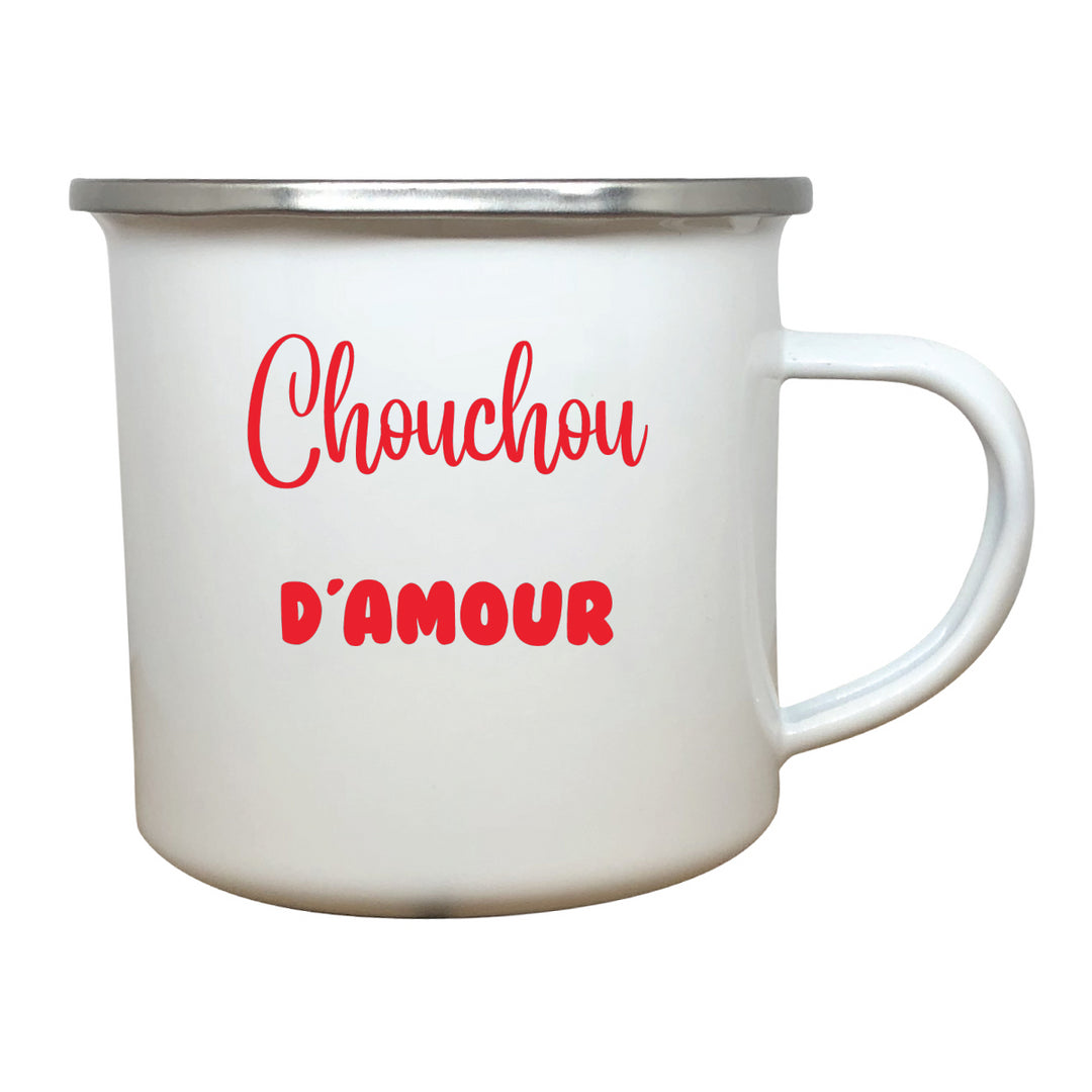 tasse émail Chouchou d'amour