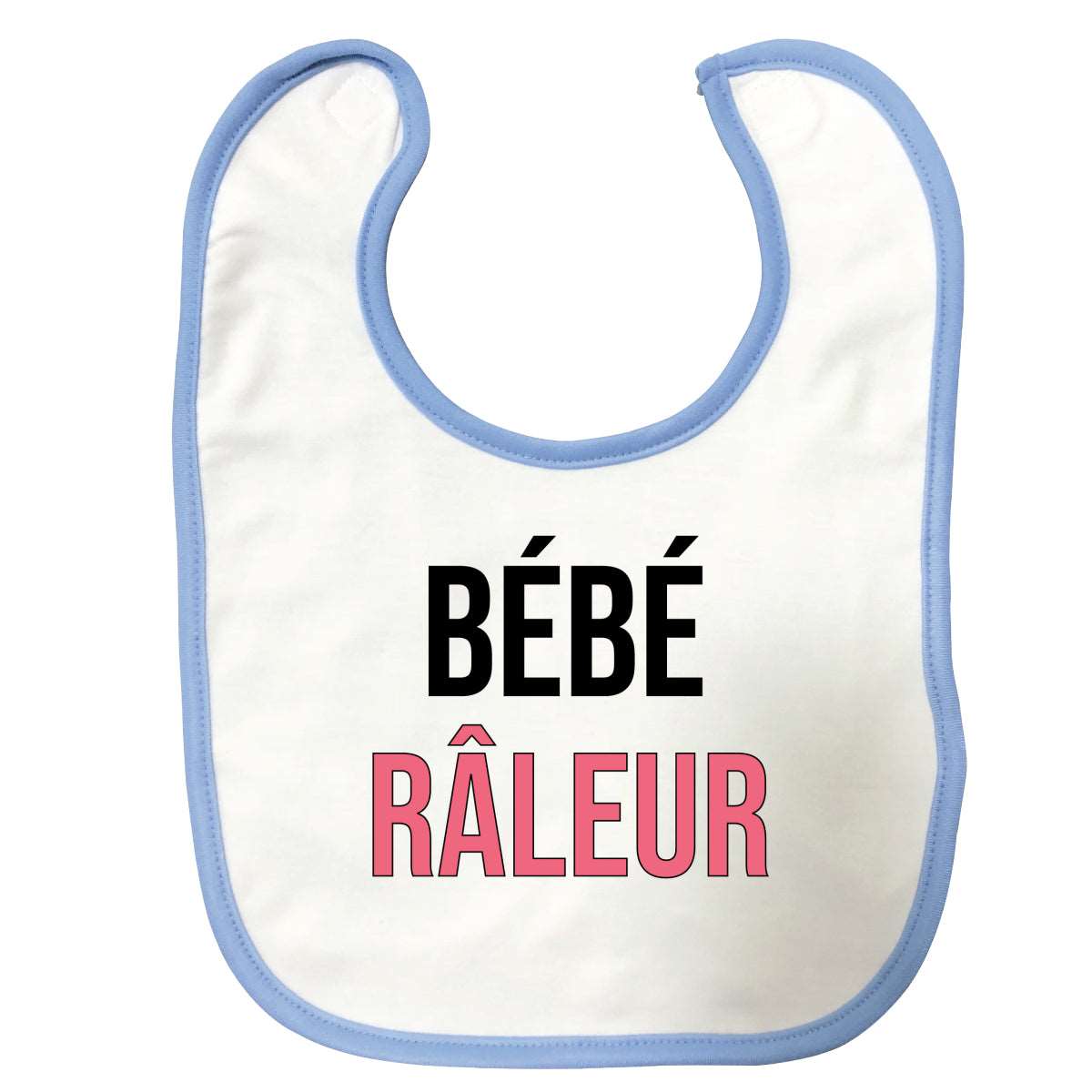 Bavoir bébé Bebe raleur Bleu