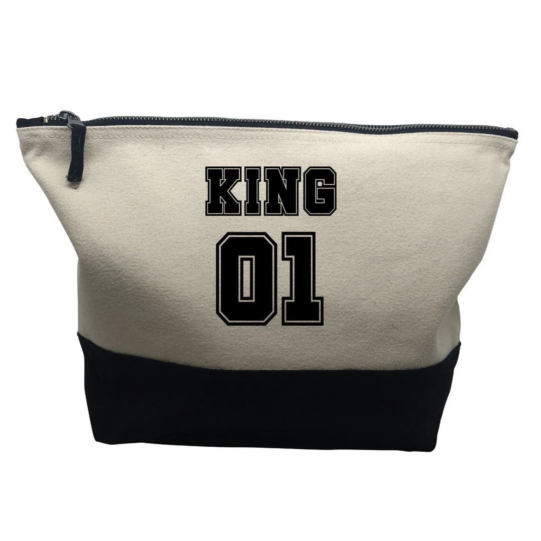 pochette noire motif King 01