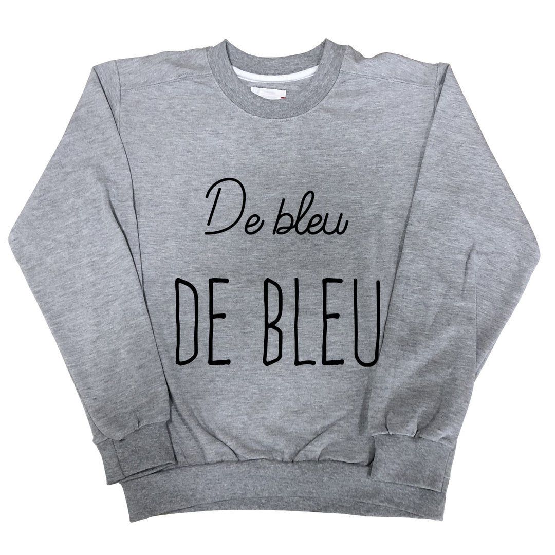 Sweat Femme De bleu de bleu gris