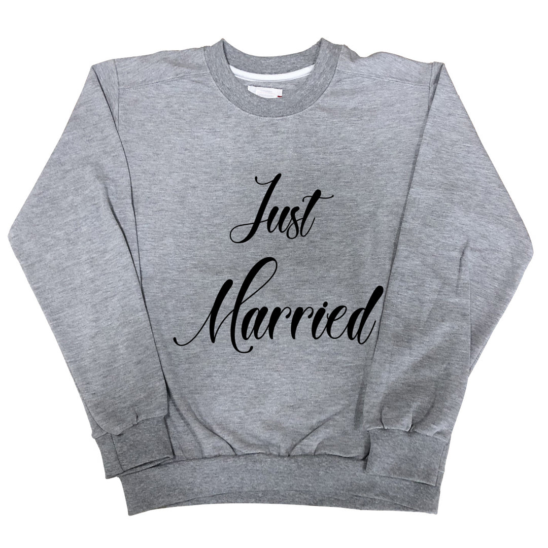 Sweat Femme Just married gris