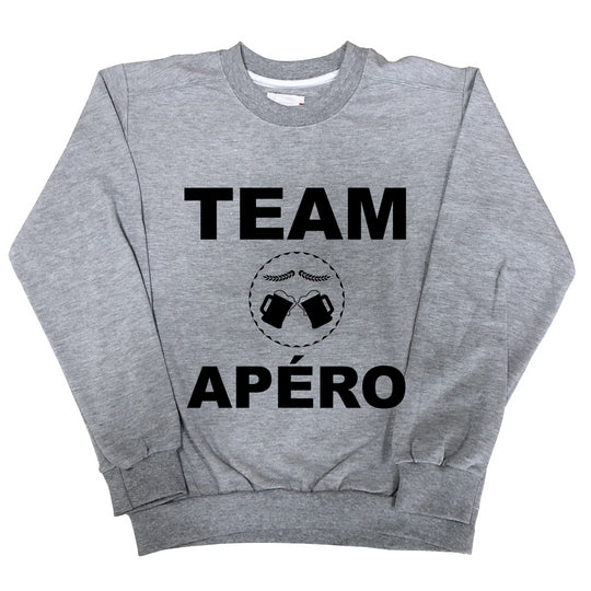 Sweat Homme Team apero gris