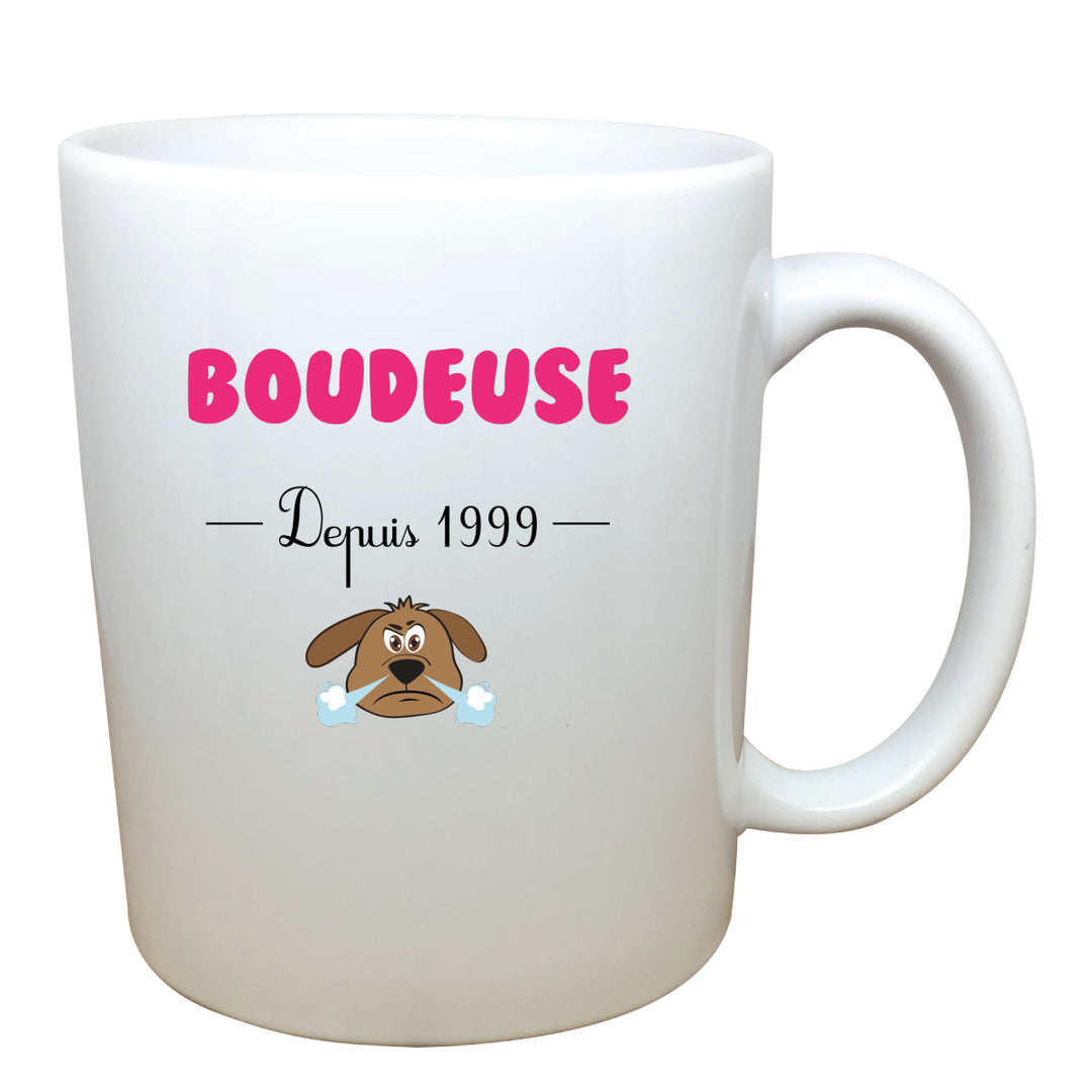 tasse blanche Boudeuse depuis 1999
