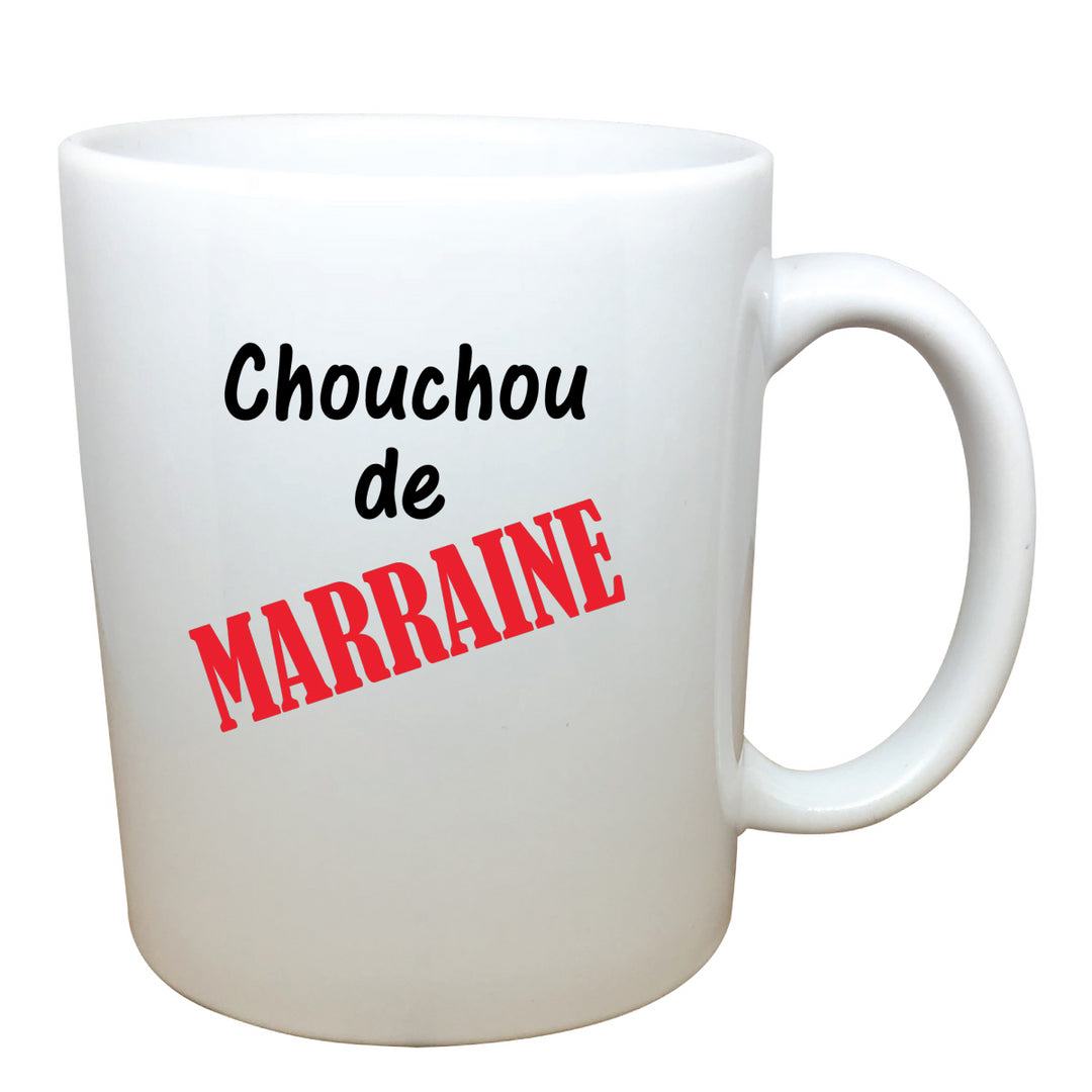 tasse blanche Chouchou de marraine