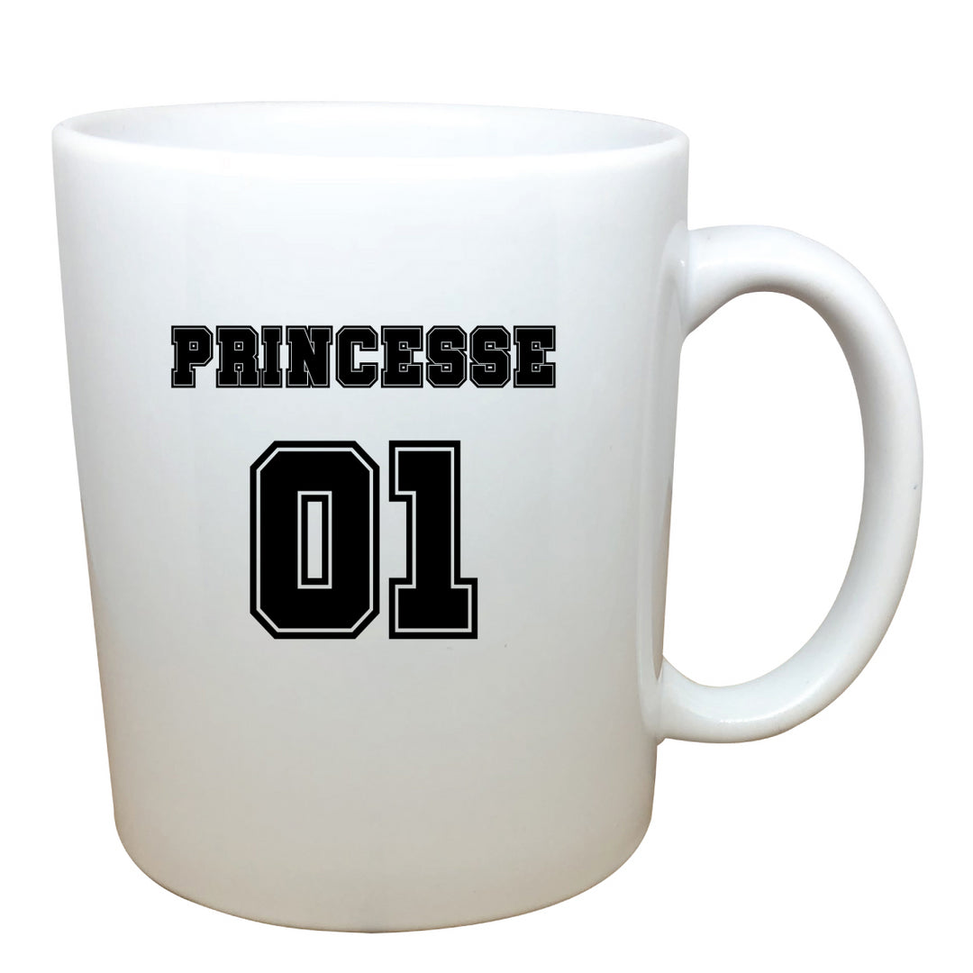 tasse blanche Princesse 01