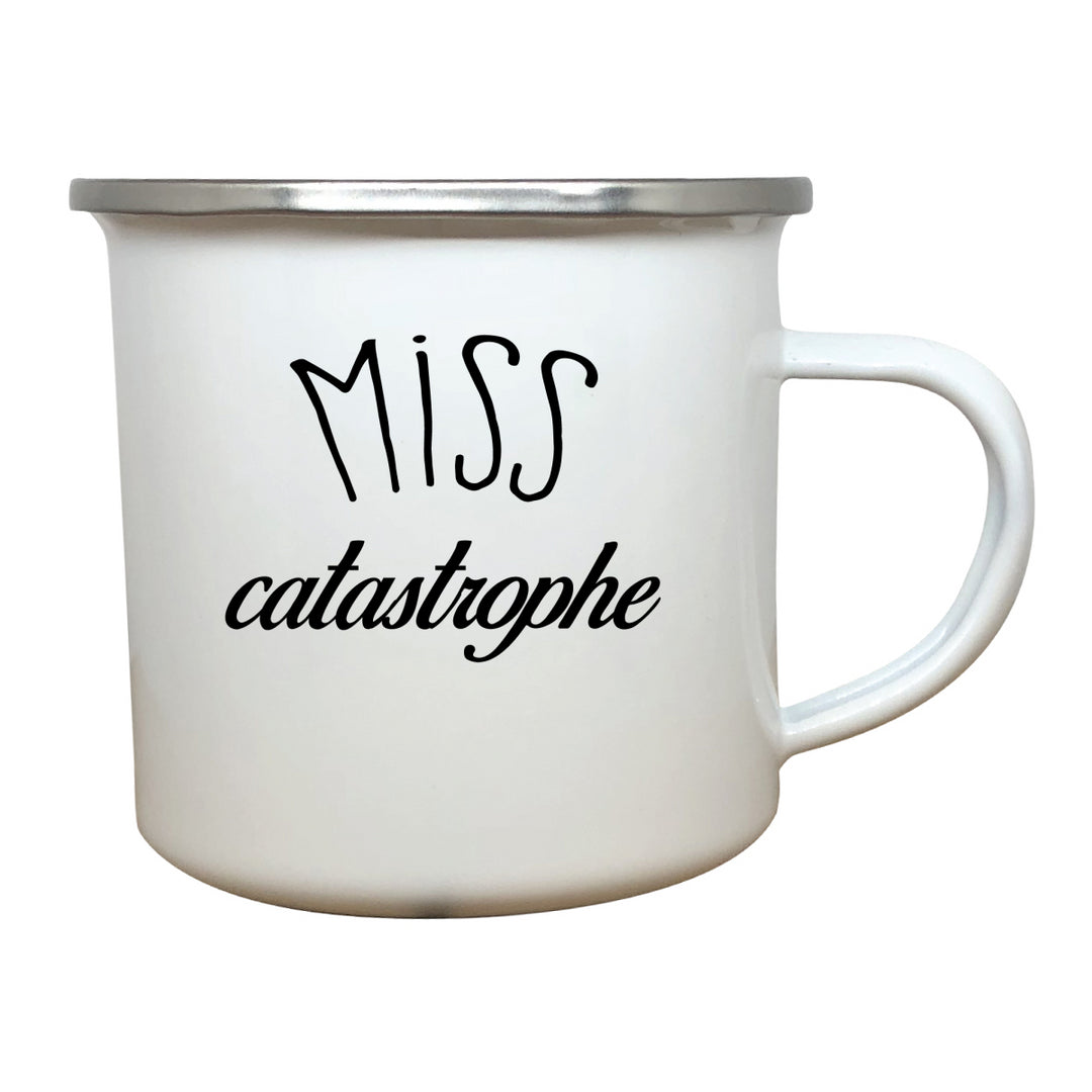 tasse émail Miss catastrophe