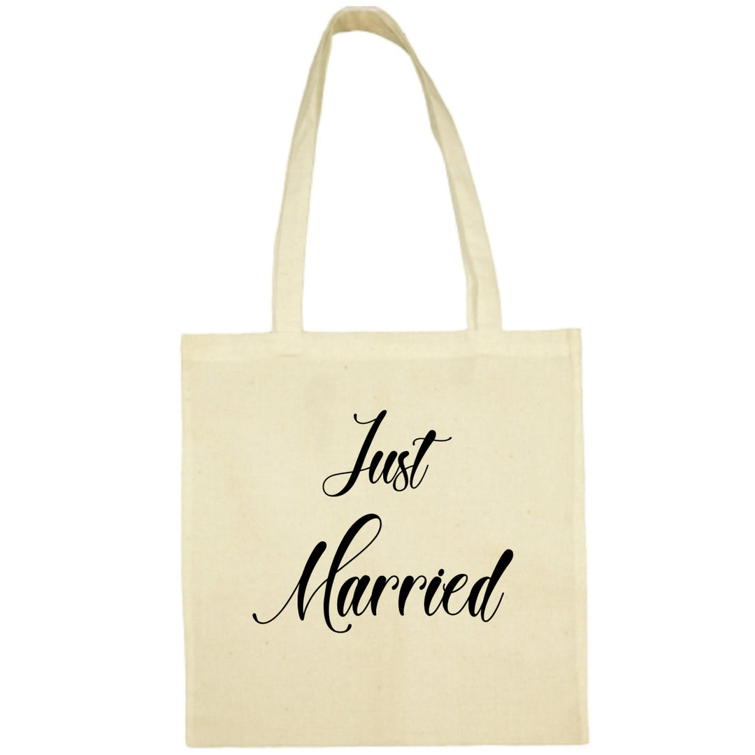 Tote Bag Just married écru