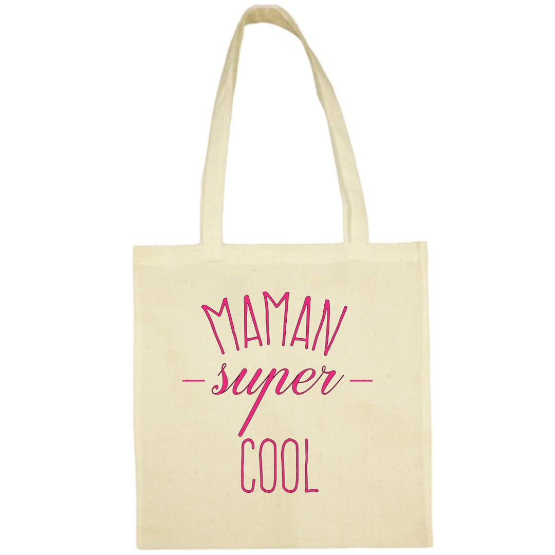 Tote Bag Maman super cool écru
