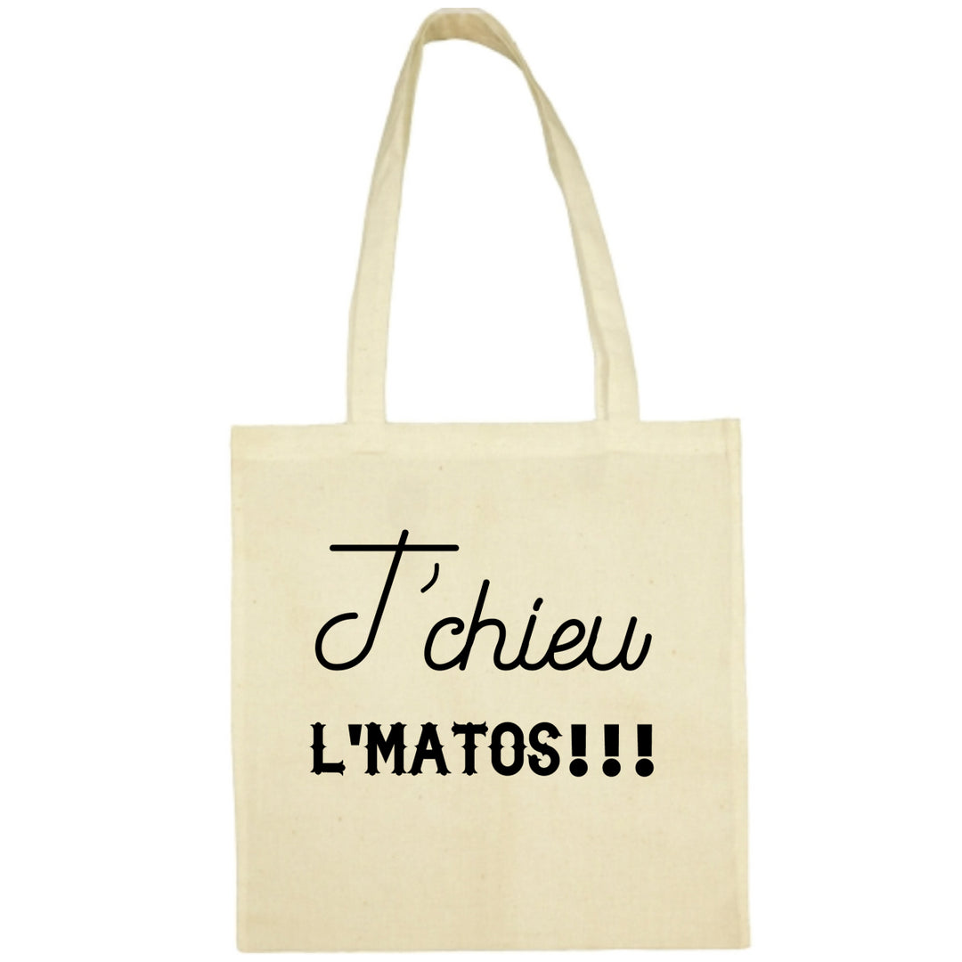 Tote Bag T'chieu l'matos écru