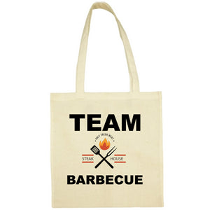 Tote Bag Team Barbecue écru