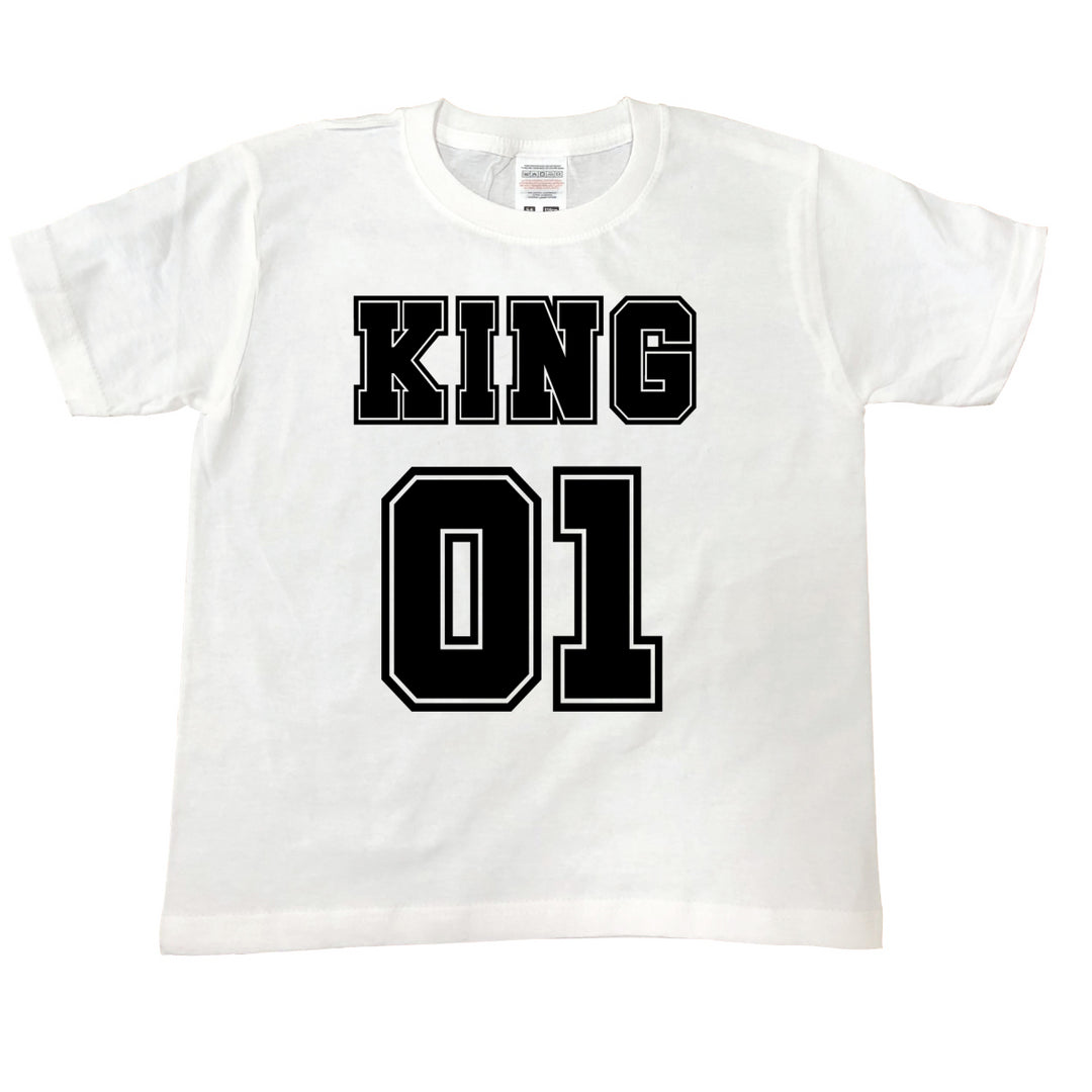 T Shirt enfant King 01 blanc