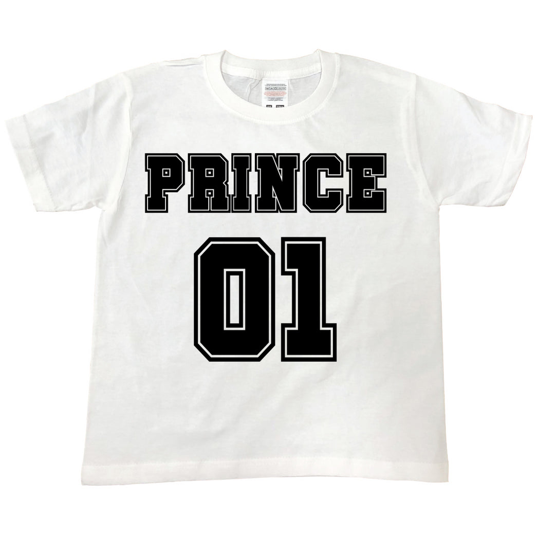 T Shirt enfant Prince 01 blanc