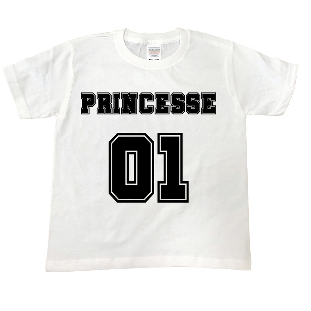 T Shirt enfant Princesse 01 blanc