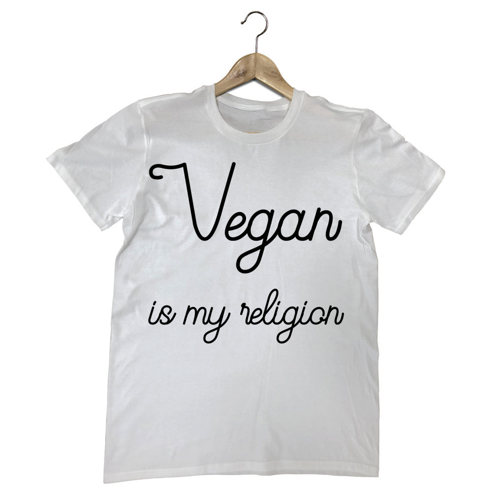 T-shirt Homme Vegan is my religion