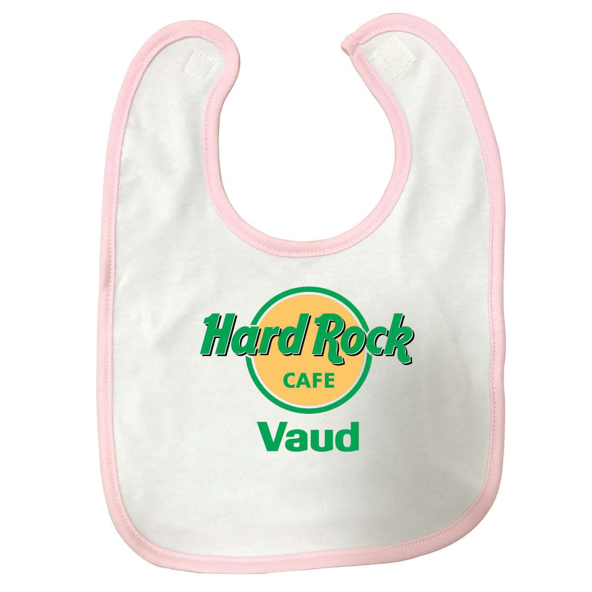 Bavoir bébé Hard Rock Cafe Vaud Rose