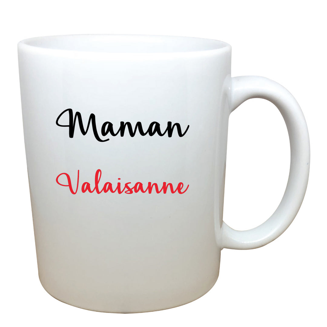 tasse blanche Maman Valaisanne