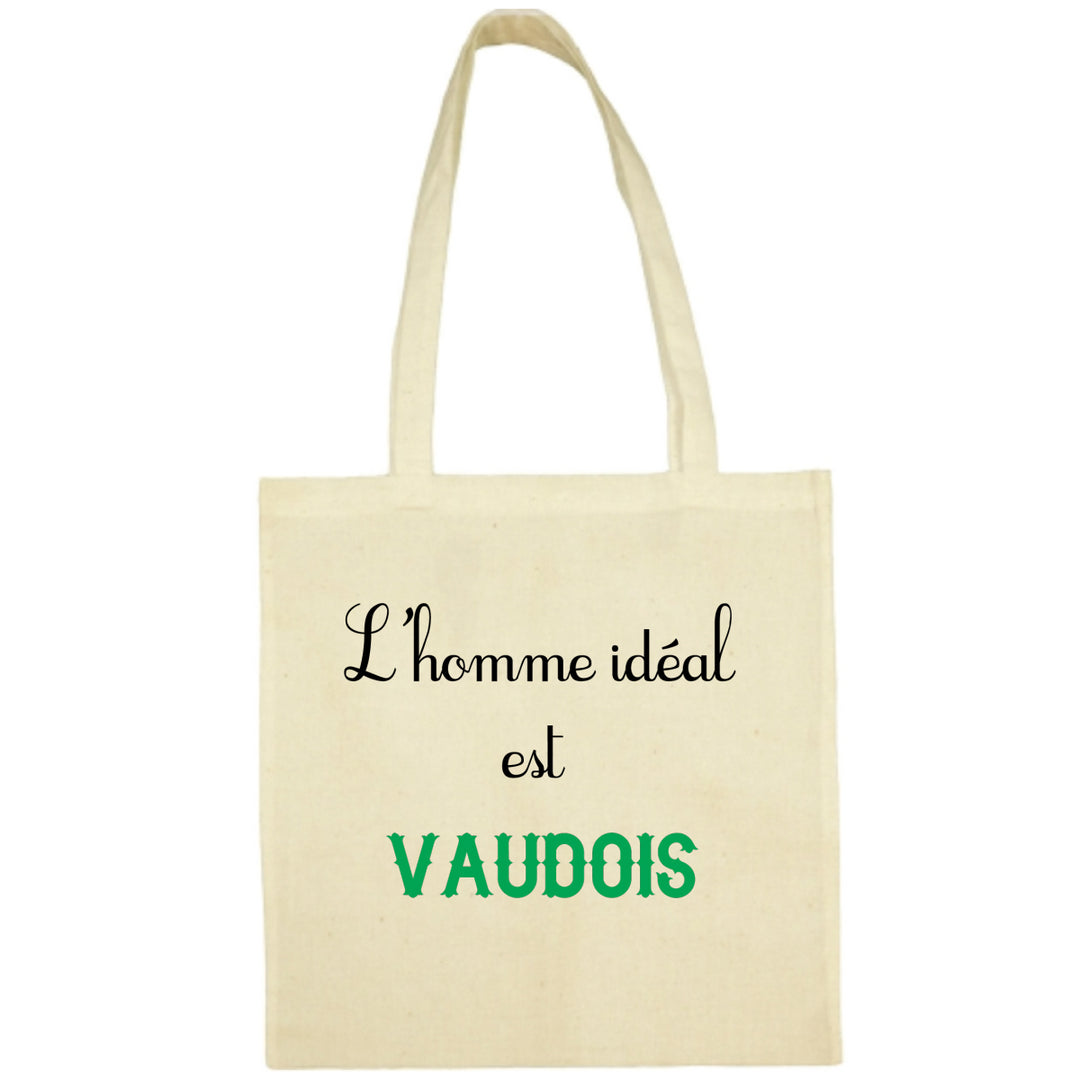 Tote Bag L'homme ideal Vaudois écru