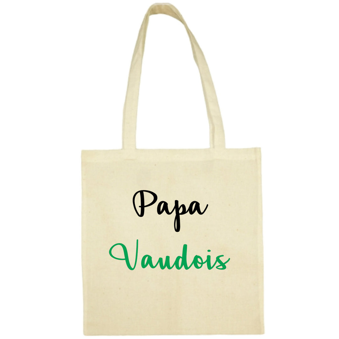 Tote Bag Papa Vaudois écru