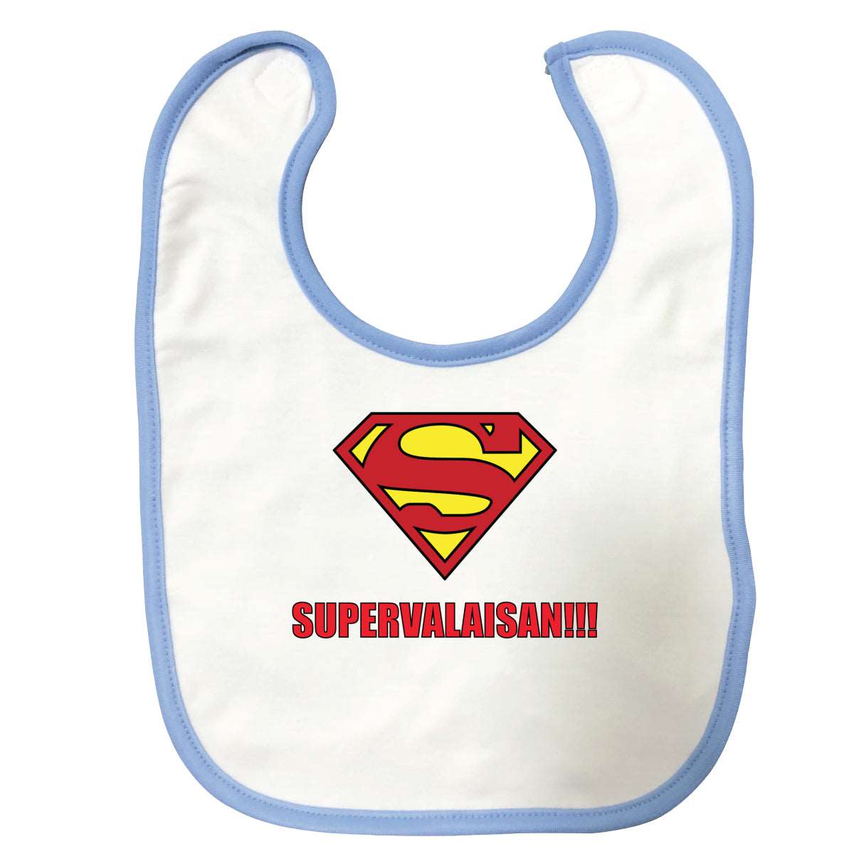 Bavoir bébé SUPERVALAISAN 2 Bleu