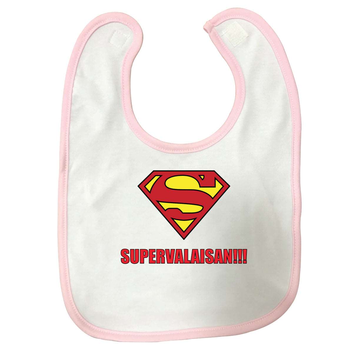 Bavoir bébé SUPERVALAISAN 2 Rose