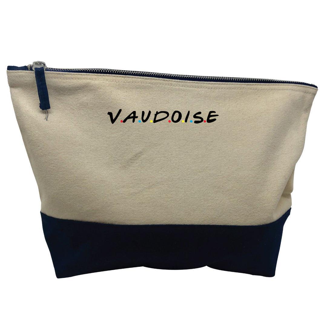 pochette bleue motif Vaudoise