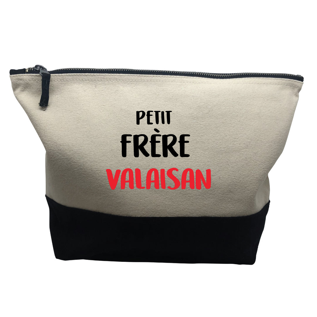 pochette noire motif Petit frere Valaisan