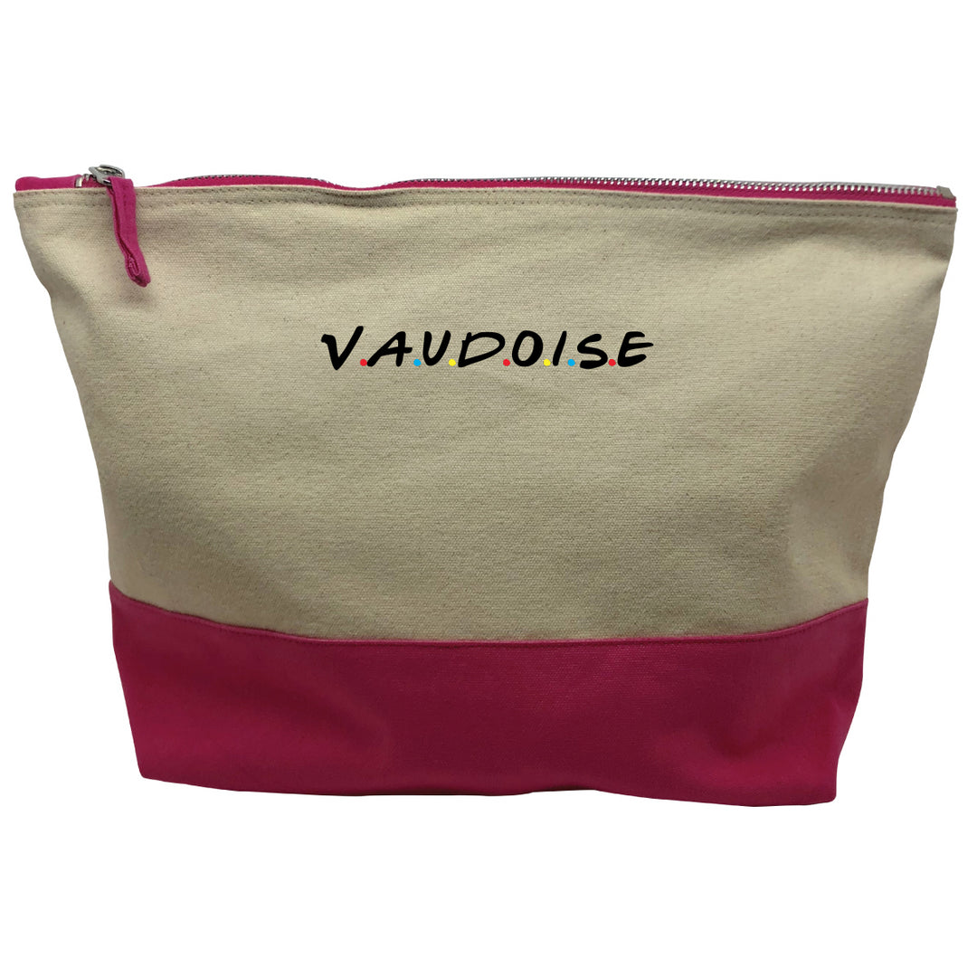 pochette rose motif Vaudoise