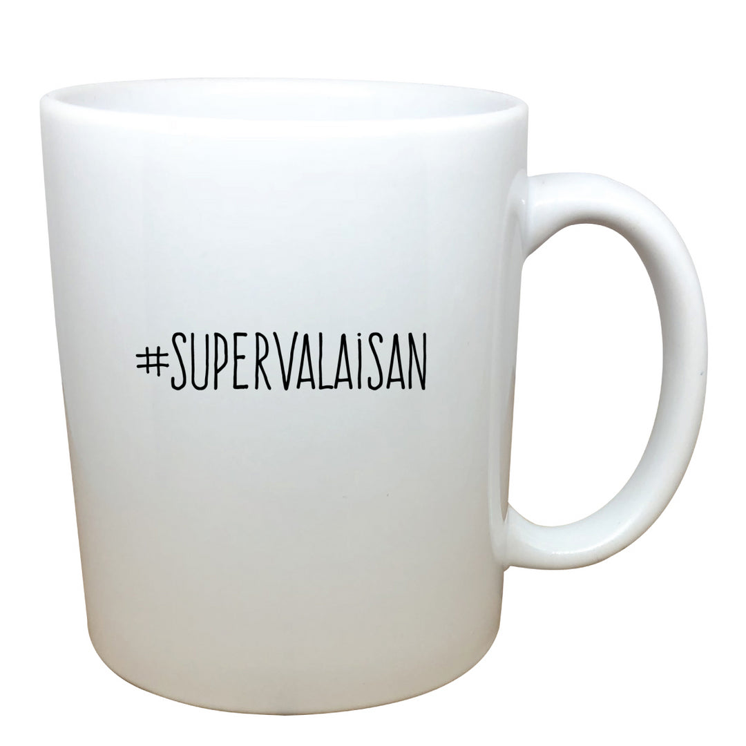 tasse blanche Supervalaisan