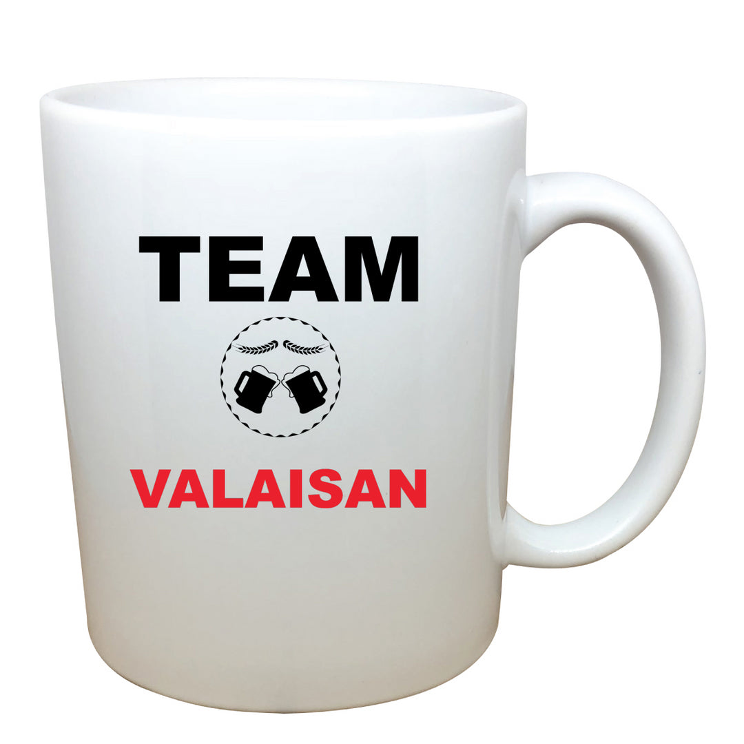 tasse blanche Team valaisan