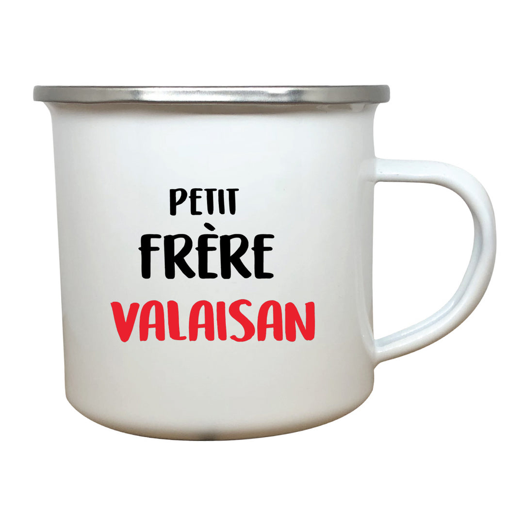 tasse émail Petit frere Valaisan