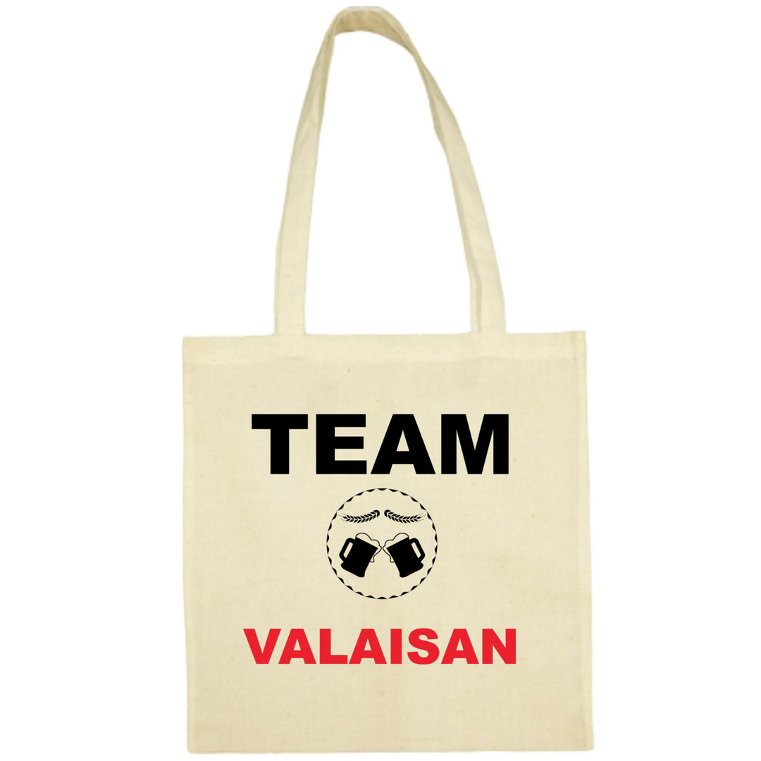 Tote Bag Team valaisan écru