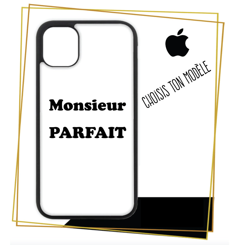 Coque / étui Pérsonnalisé pour iPhone Mr Parfait