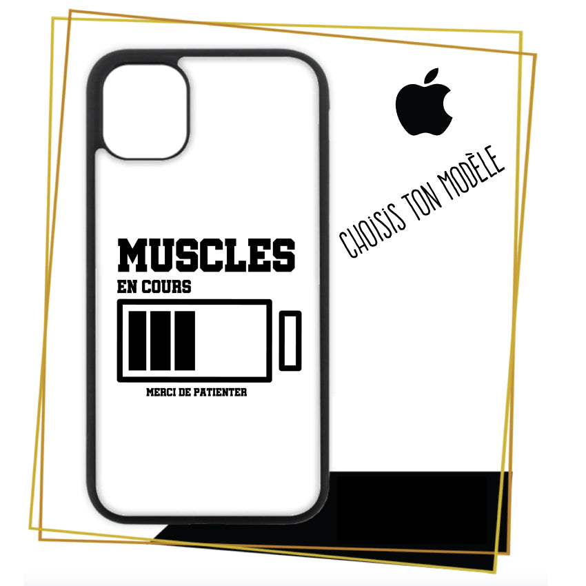 Coque / étui Pérsonnalisé pour iPhone Muscles en cours