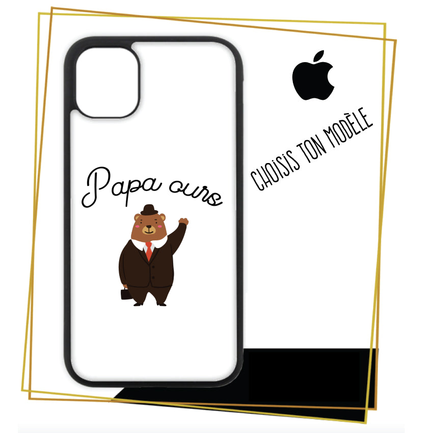 Coque / étui Pérsonnalisé pour iPhone Papa ours