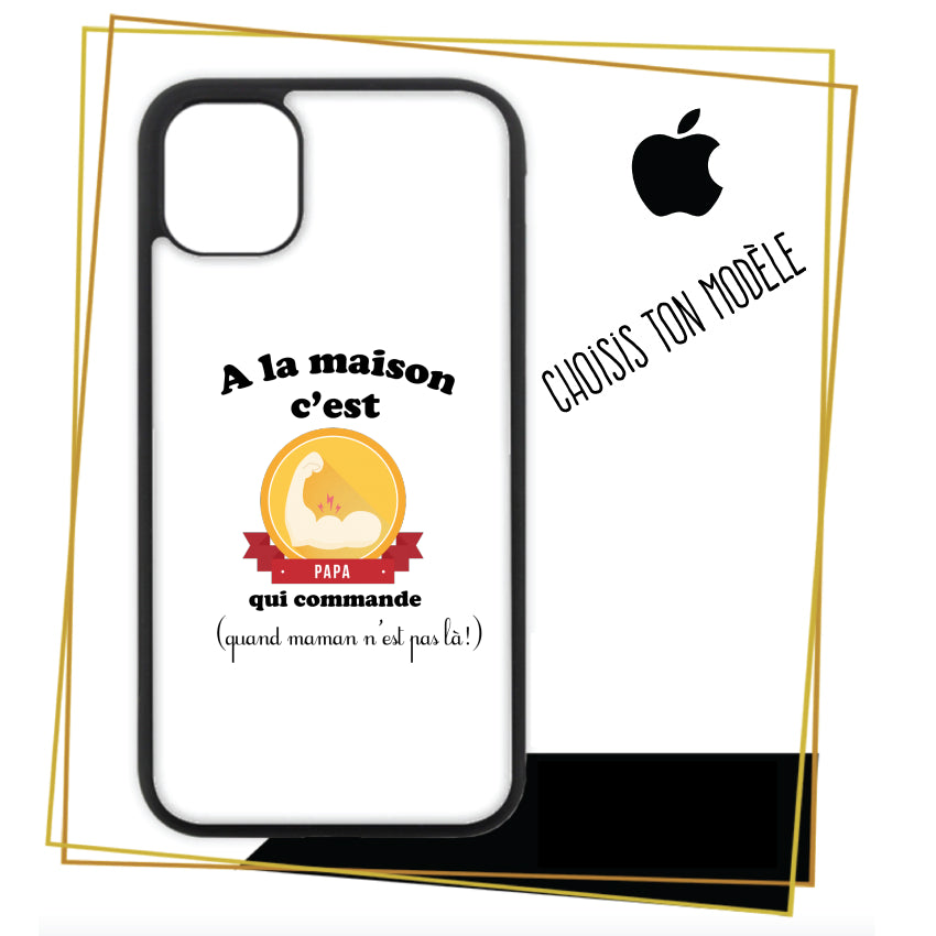 Coque / étui Pérsonnalisé pour iPhone Papa qui commande