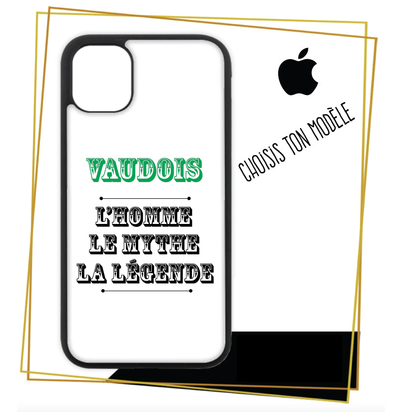 Coque / étui Pérsonnalisé pour iPhone Vaudois l'homme le mythe la légende