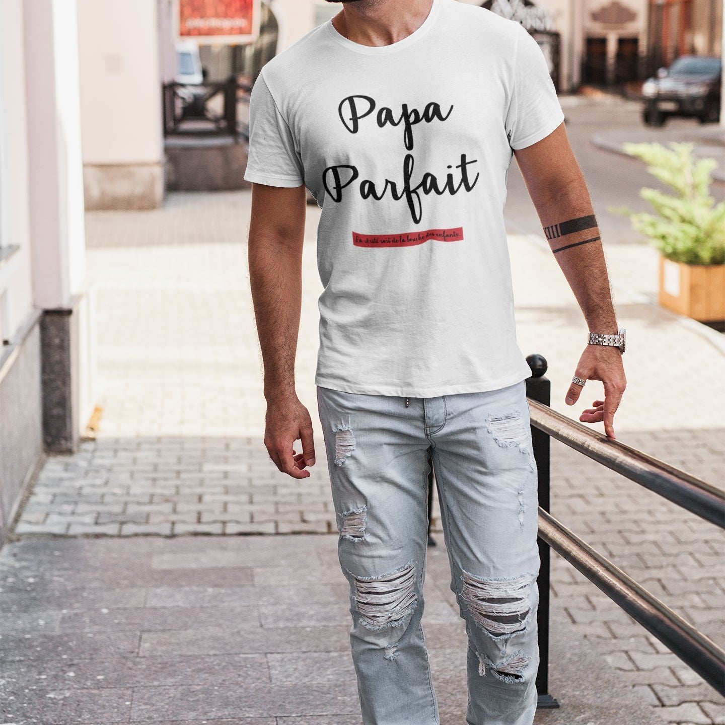 T Shirt Homme Papa parfait