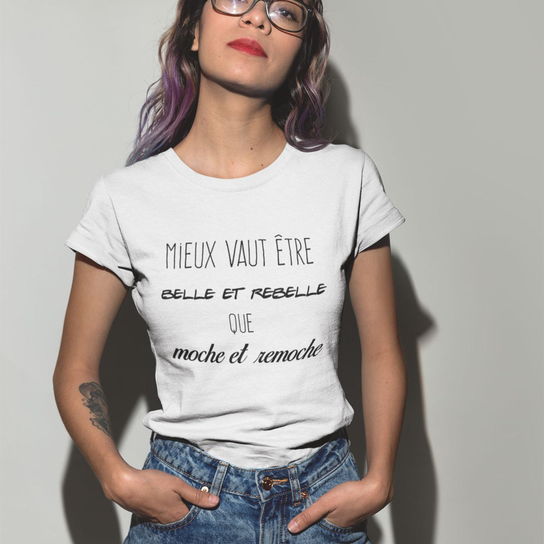 T Shirt Femme Belle et rebelle