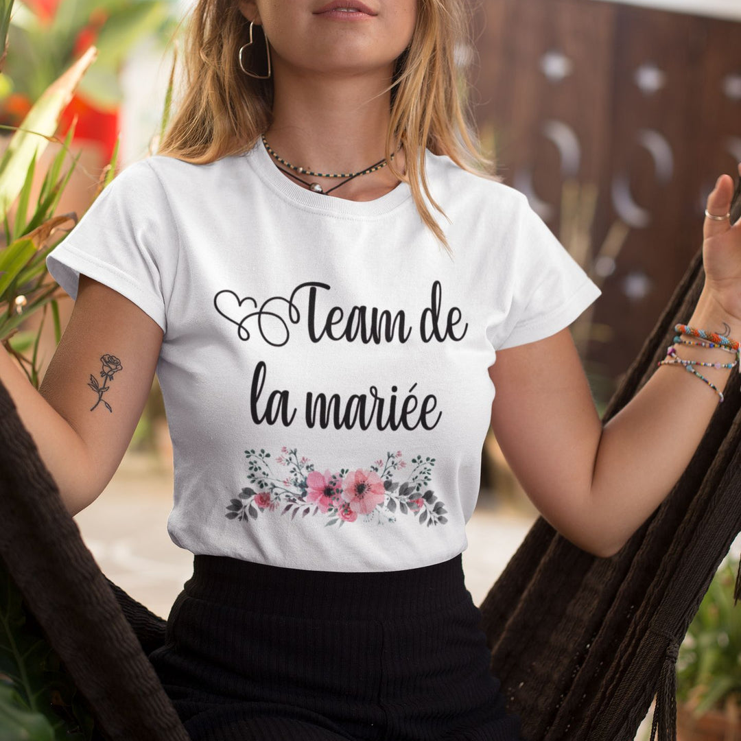 T Shirt Femme Team de la mariee