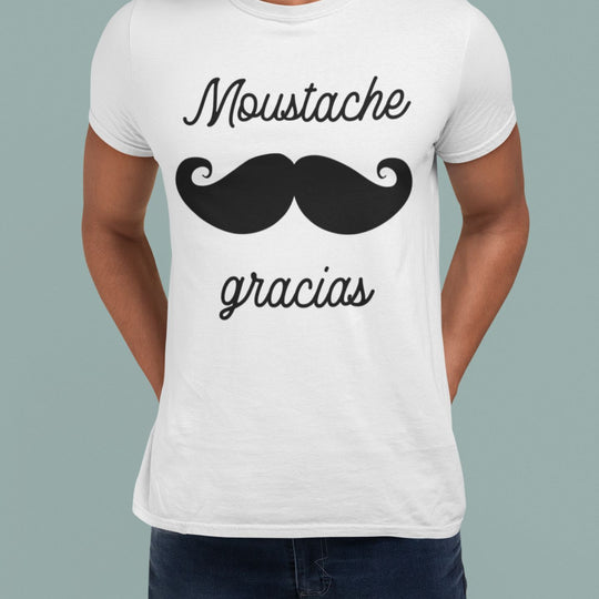 T-shirt Homme Moustache gracias