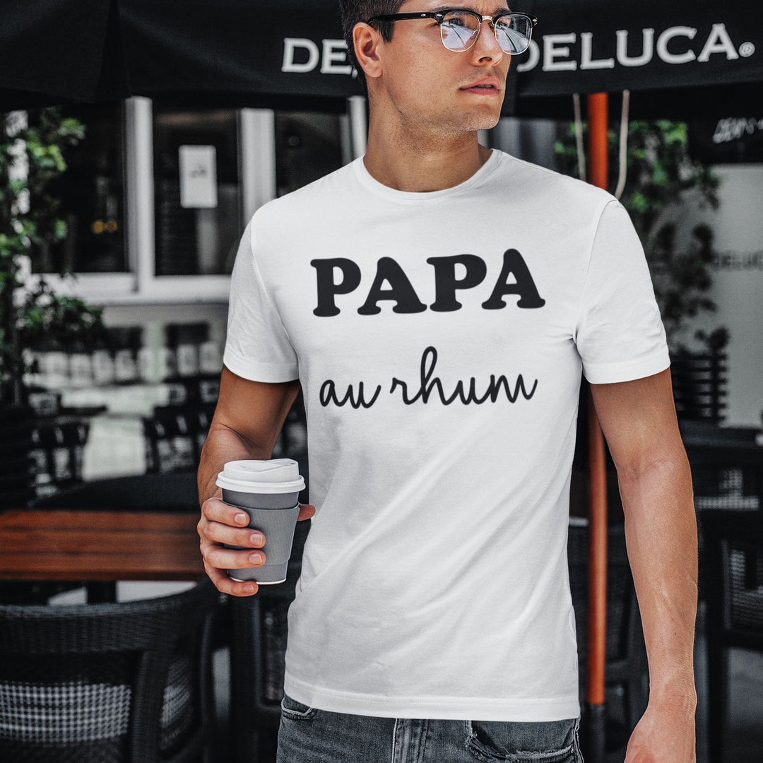 T-shirt Homme Papa au rhum