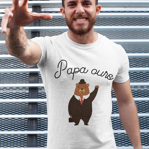 T-shirt Homme Papa ours
