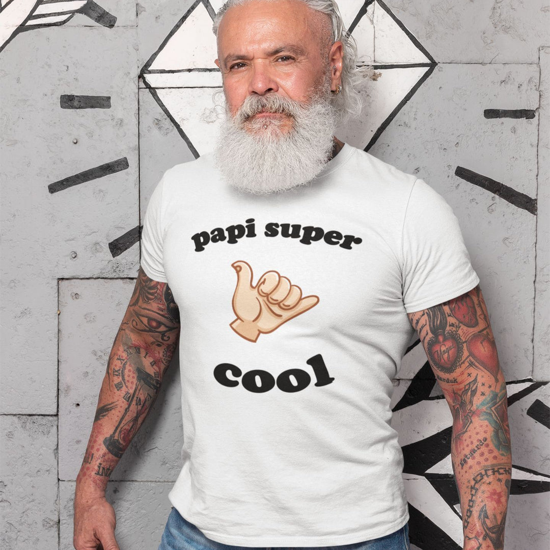 T-shirt Homme Papi super cool