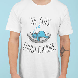 T-shirt Homme Je suis lundi ophobe